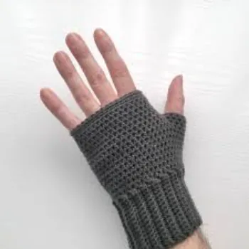 Crocheted Fingerless Gloves